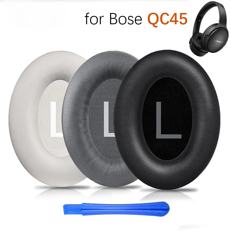 

Replacement Ear Pads Cushions for Bose QC45 QuietComfort 45 Headphone Softer Protein Leather Earpads