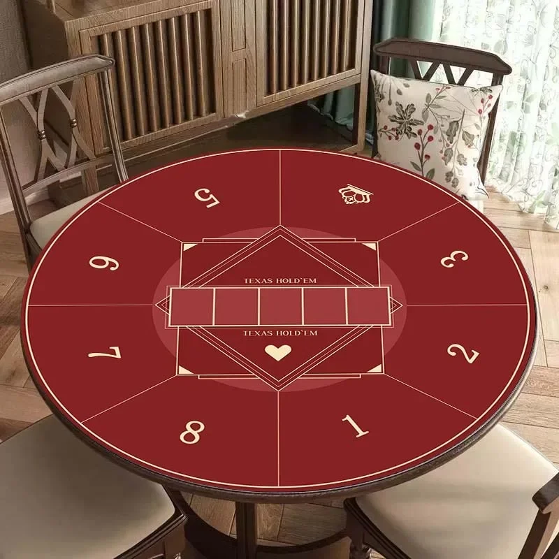 Texas Hold\'em Table Mat Thickened Stainproof Family Entertainment Casino Professional Table Mat Entertainment Accessories