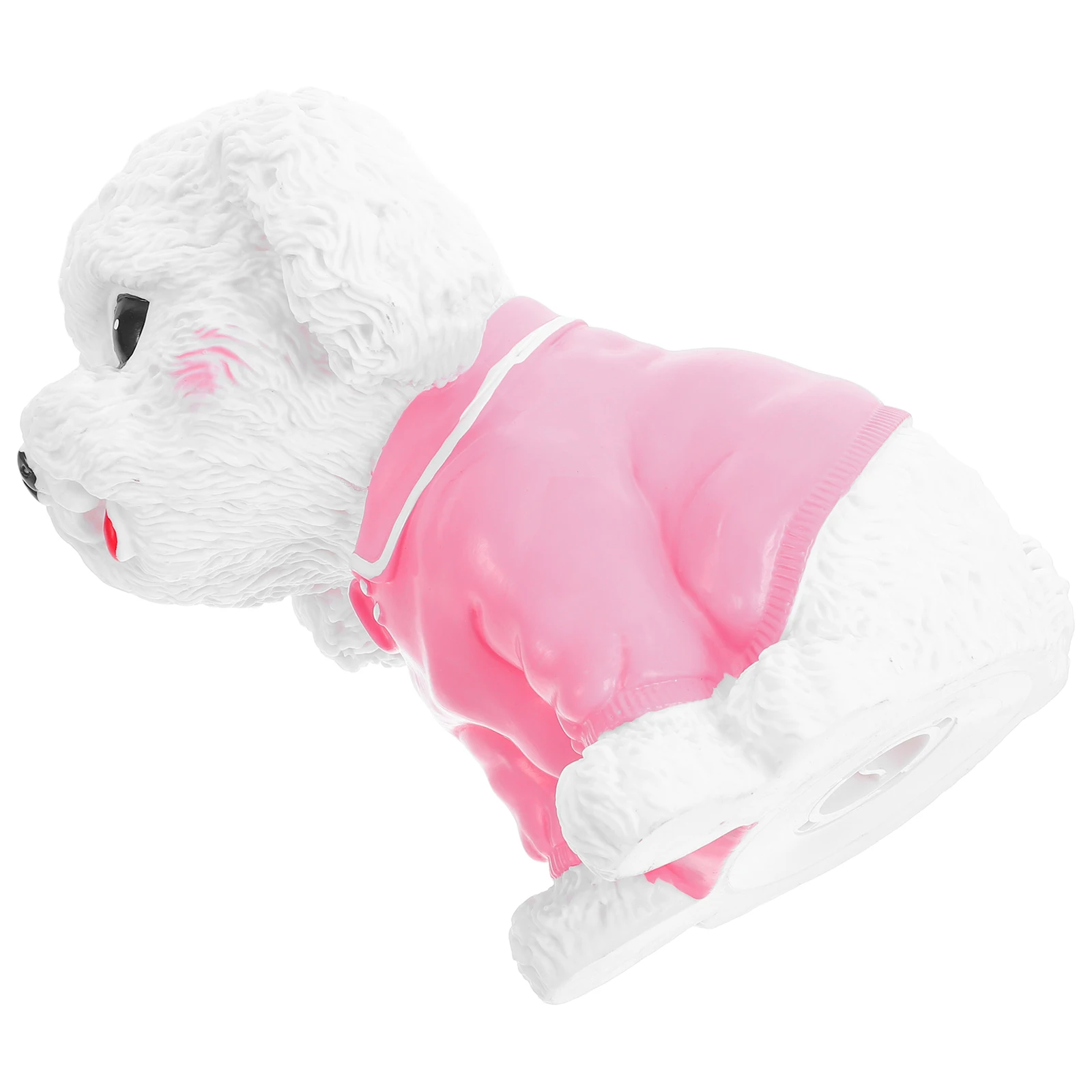 

Dog Coin Bank Large Capacity Cute Dog Shape Anti-Fall Piggy Bank Safe Rubber Money Saving Jar for Kids Desktop