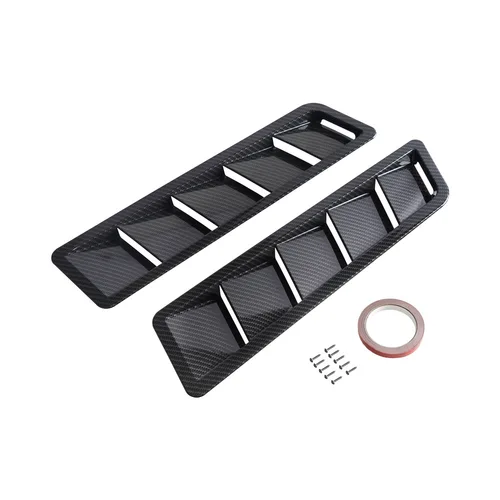 Imagen 2 del producto Accesorios de afinación de coche, Panel de entrada de aire de capó, suministros de afinación de coche con ventilación de calor ABS