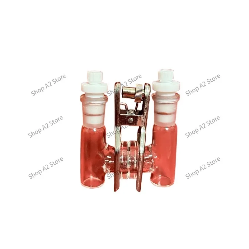 CH2010 exchangeable film H-type sealed electrolytic cell matte port 5-5ml small capacity electrolytic cell