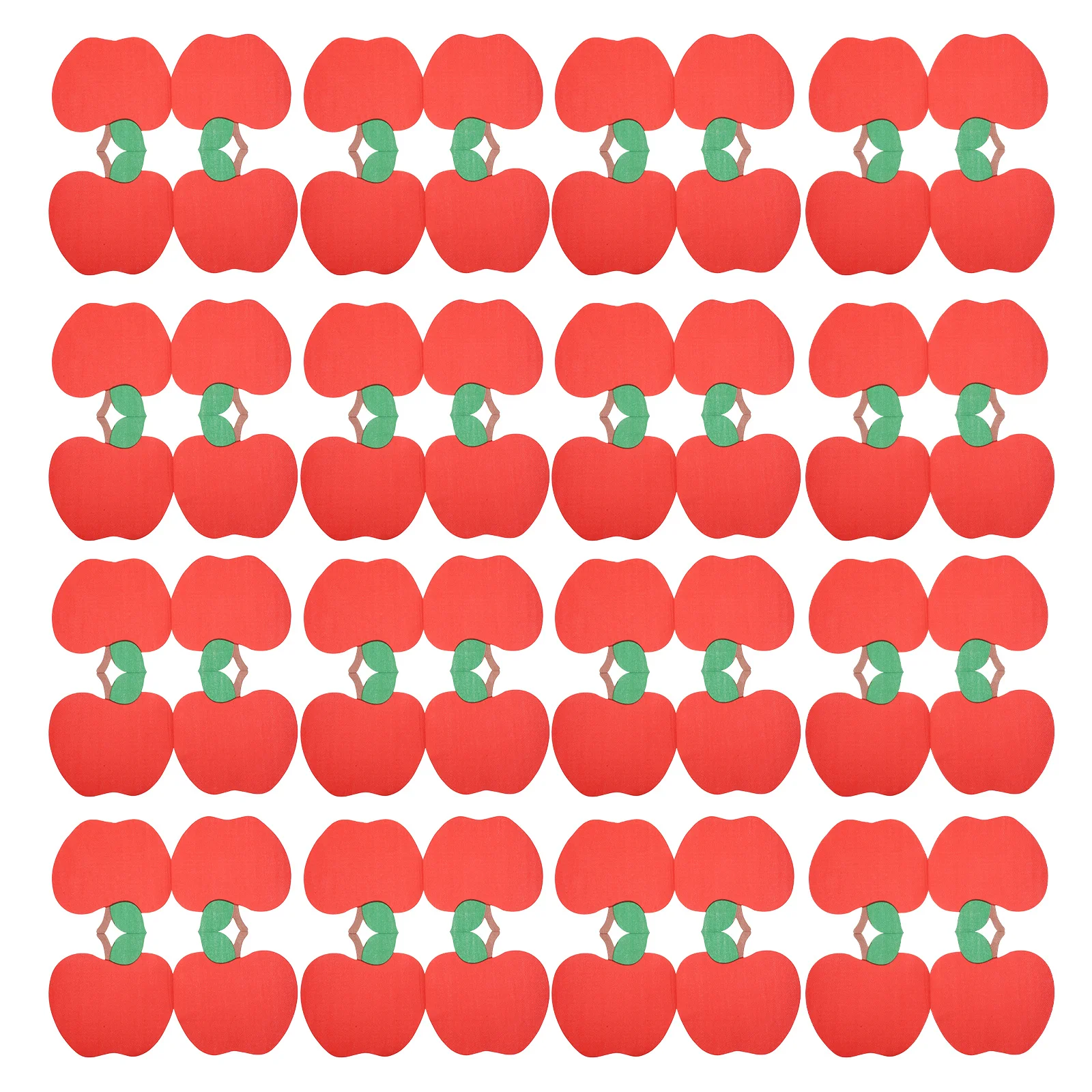

100Pcs Red Apple Napkins Back to School Season Supplies Classroom Party Table Decorations Disposable Paper Serviettes