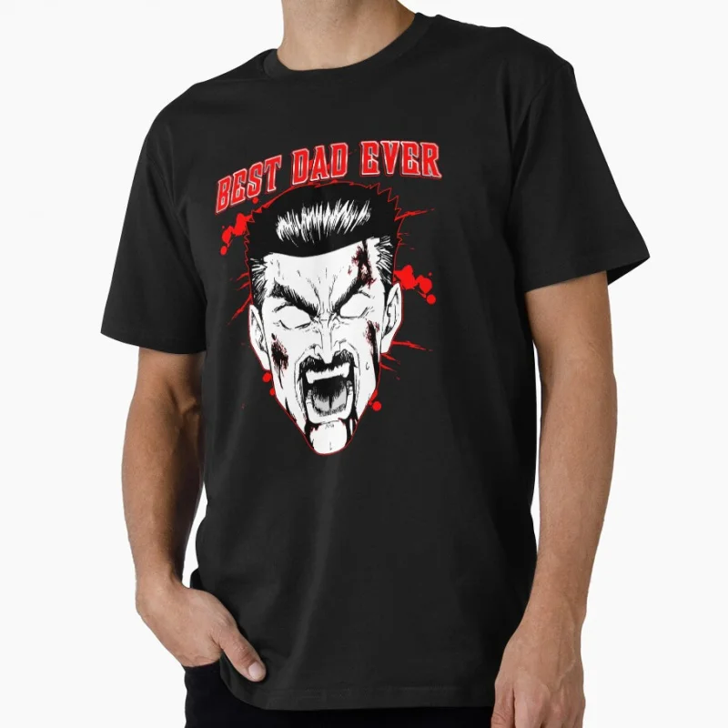 

Best Dad Ever Blind Rage Manga Style guts Berserk Anime T shirt for men Large size Tops S-6XL 100% cotton printed Clothes