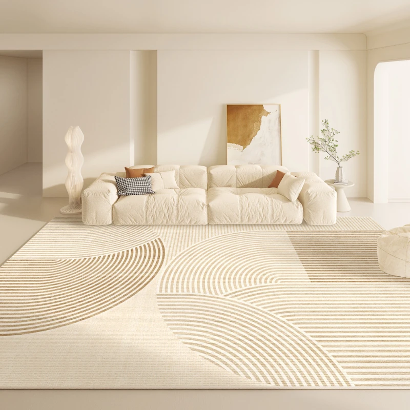 

Modern Style Living Room Decoration Carpet Large Area Line Rugs for Bedroom Home Thick Anti-slip Rug Fluffy Soft Plush Floor Mat