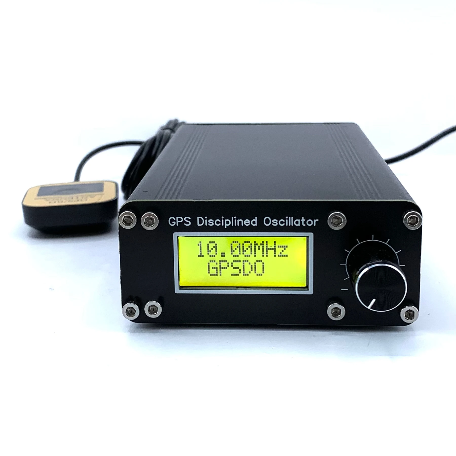 GPSDO 10MHz High-Precision Reference Clock, ±0.01Hz Accuracy, Low Phase Noise Dual OCXO for Laboratory & Professional Audio
