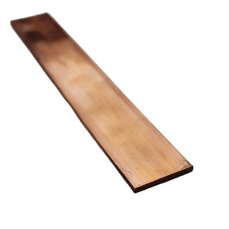 Folha de Chapeamento de Ânodo Sacrificial de Eletrodo de Placa de Cobre Puro de 08x25x150 mm 99.5