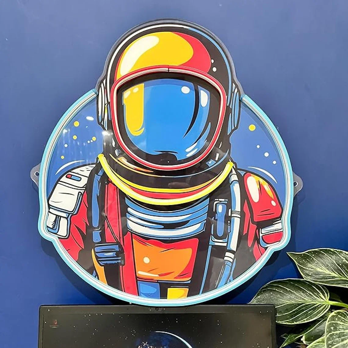 Astronaut LED Neon Sign UV Printing Acrylic LED Lights Wall Art Decor Bar Beer Home Decor Teens Boy Game Room Sign Bedroom Lamp