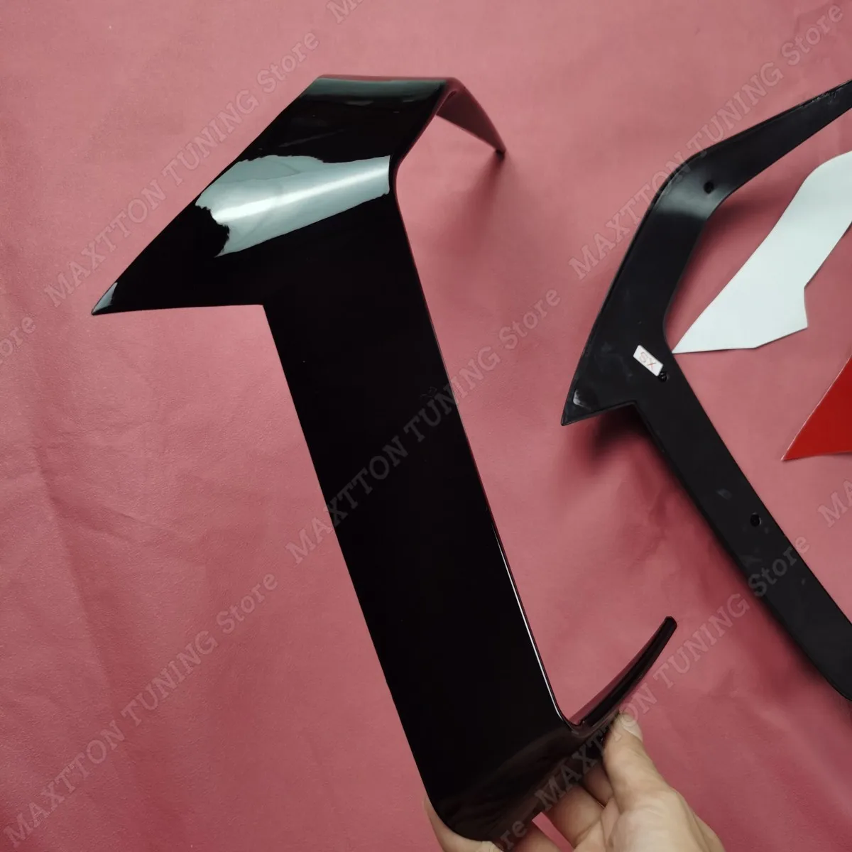 2er-Set Frontstoßstangen-Seiten-Spoiler Windmesser Canards Lufteinlassabdeckung Bodykits für BMW 5er G60 G61 M Sport 2023 2024 2025 2026 – Detail 5