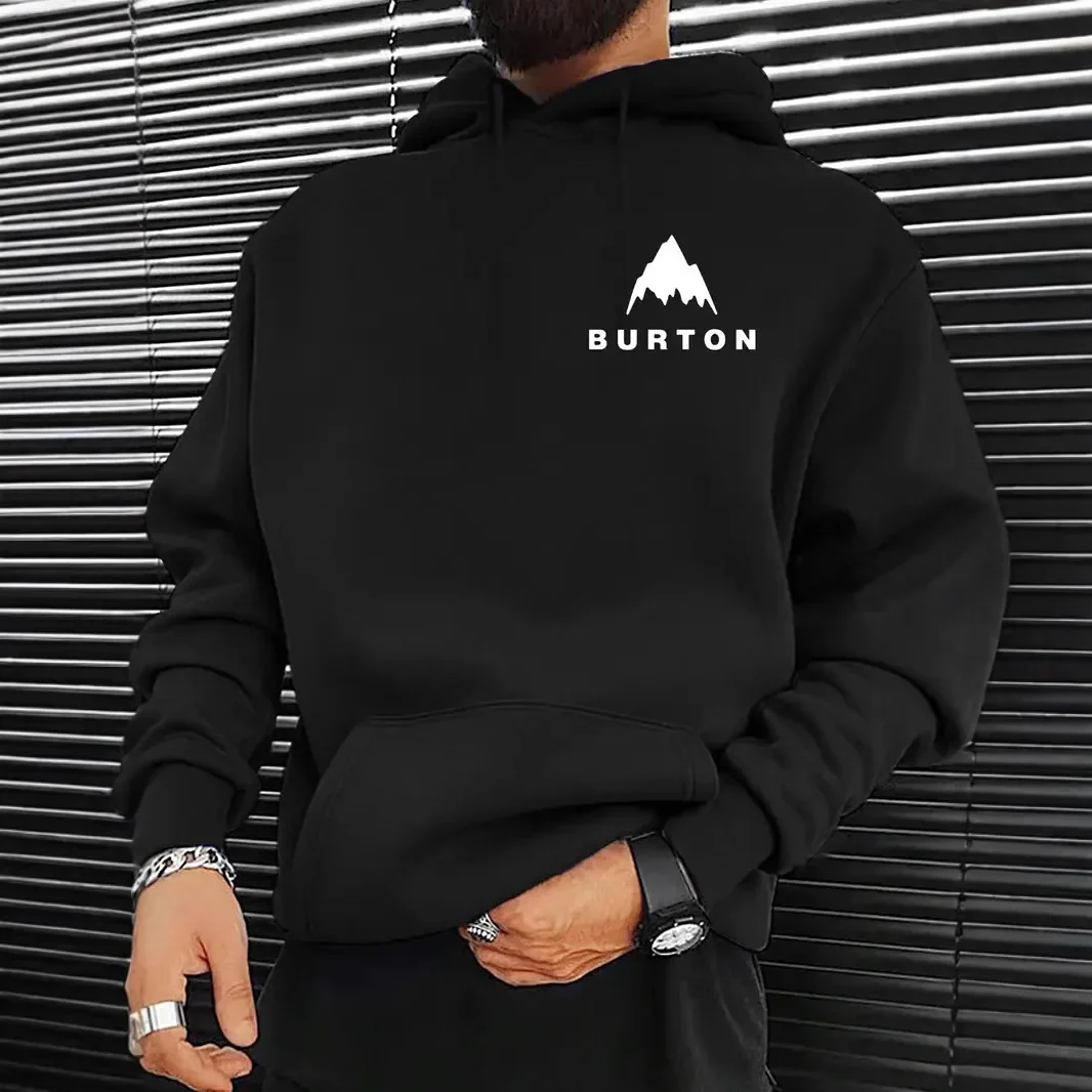 Burton Independent Station Sudadera con capucha estampada del sudeste asiático Sudadera de manga larga Ropa holgada para hombres de China continental