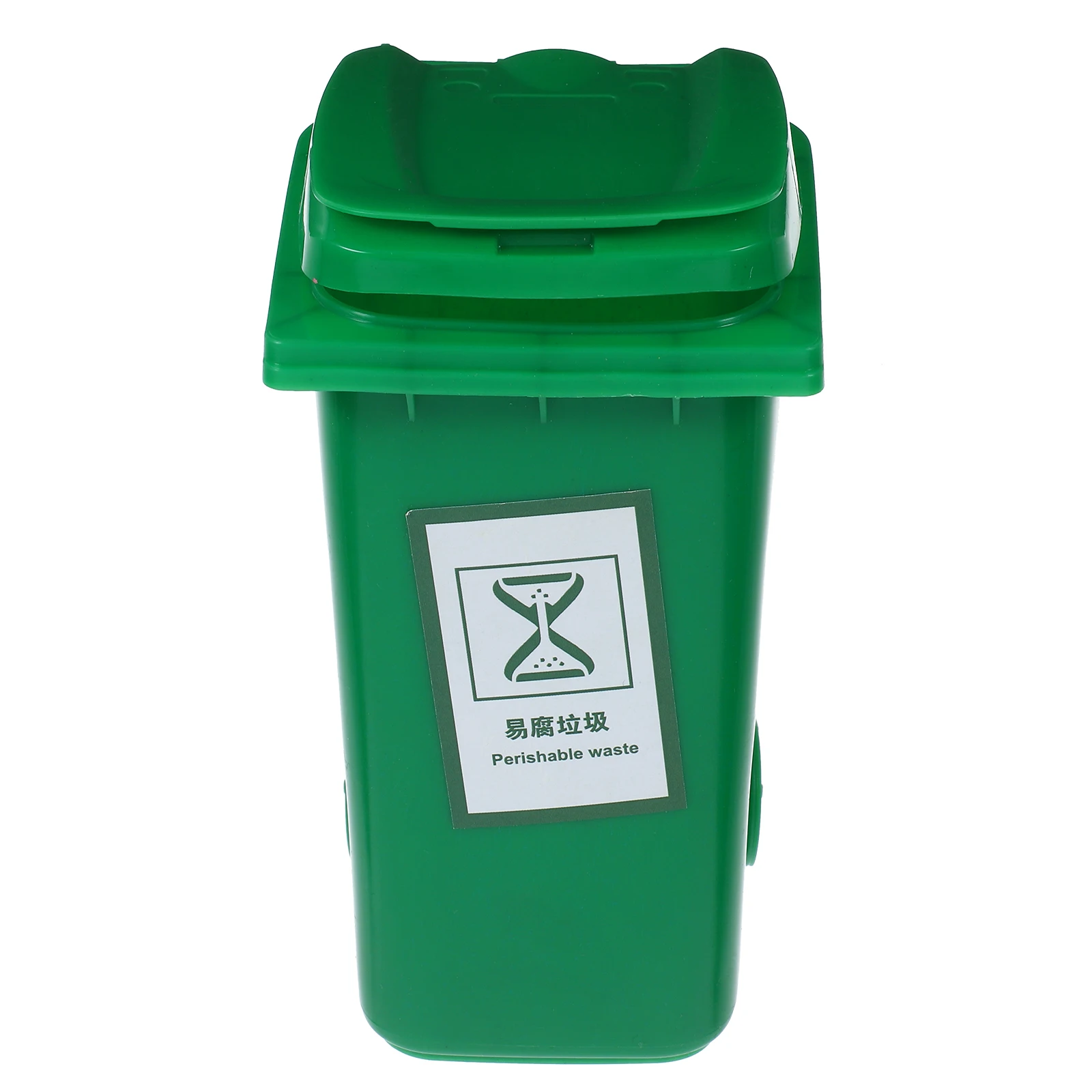 

Sturdy Pp Desktop Mini Trash Can With Lid Small Waste Bucket For Office Home Multi-Functional Pen Holder Lightweight Decorative