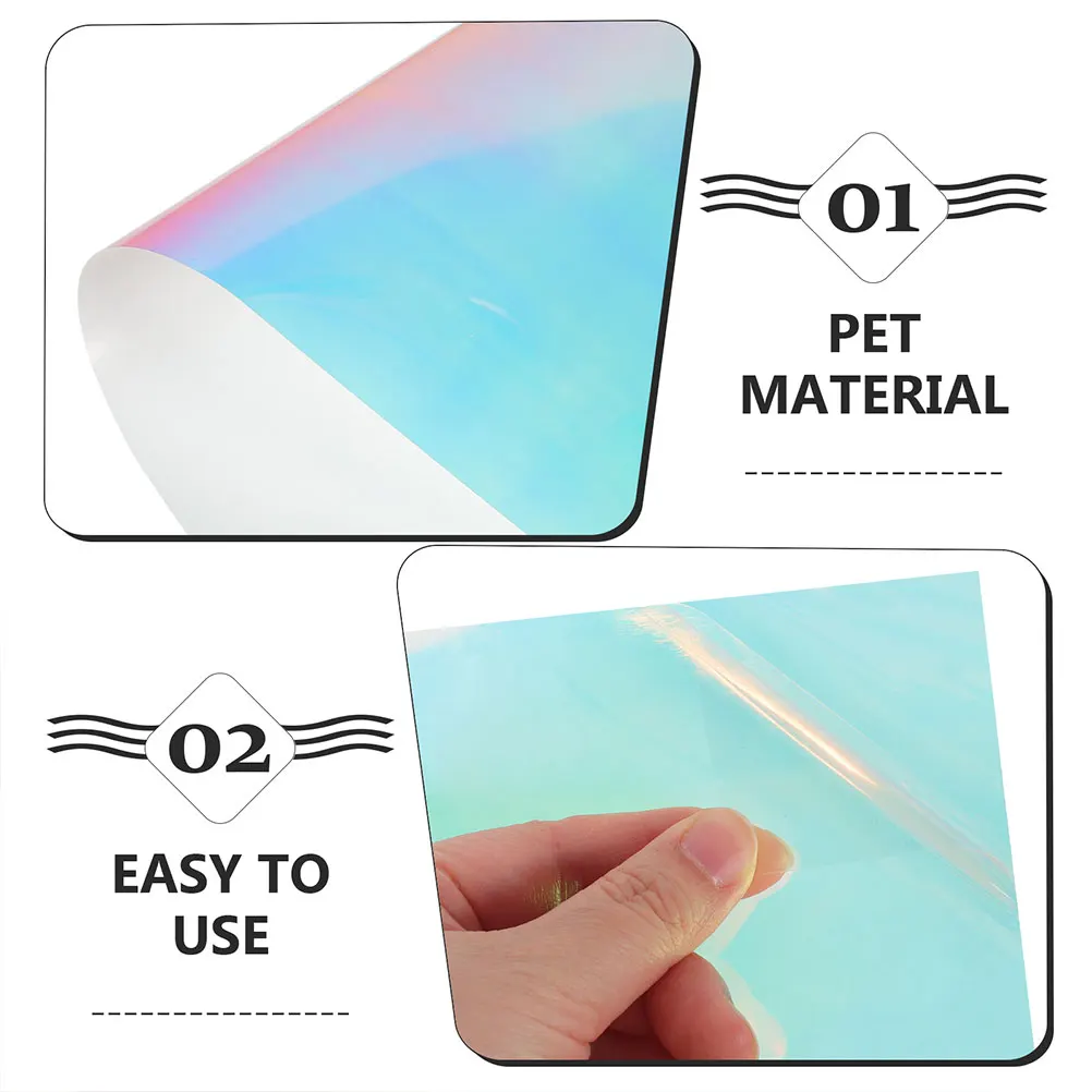 

2 Rolls Luminous Heat Transfer Film Glow Dark Vinyl Everyday Iron Reflective Clothes Heated Pet Apparel