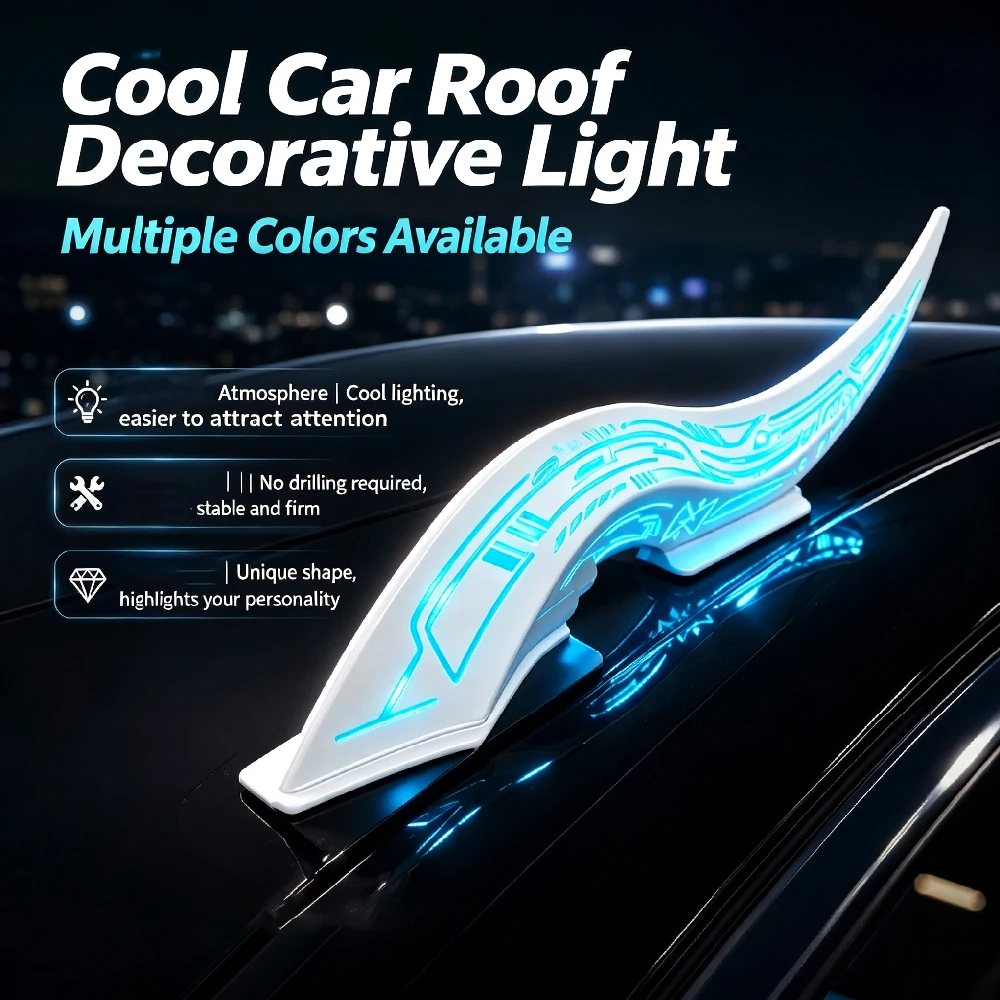 1Set Dynamic LED Dragon Horns for Car,32 Light Effects with Remote Control,Waterproof Devil Horn Exterior Decor for SUV Sedan Tr