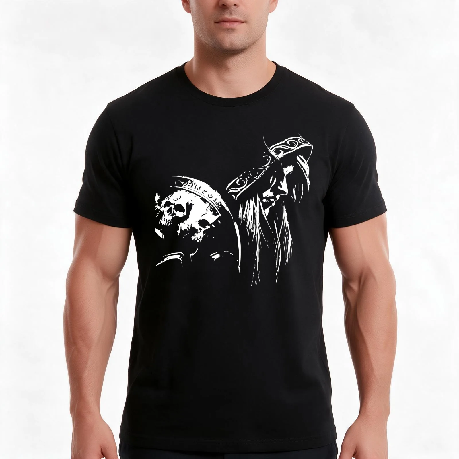 Sylvanas Windrunner T-Shirt Summer Casual Cotton Tee Oversized Streetwear Tops Vintage Graphic Print Loose Fit Short Sleeve
