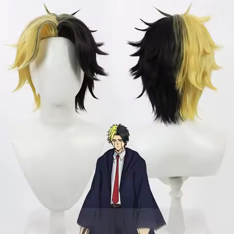 Mashle: Magic and Muscles Rynn Ames Cosplay Wig Anime Roleplay Party Costume Prop Synthetic Hair