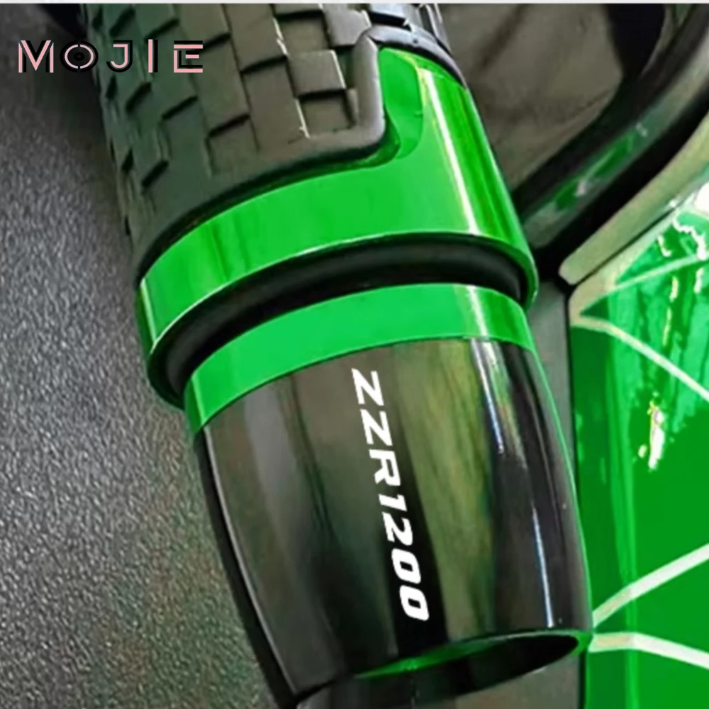 

For KAWASAKI ZZR1200 ZZR 1200 2002-2005 2004 2003 Motorcycle Anti Vibration Plug Handlebar Grips Ends Handle Bar Cap End 7/8''