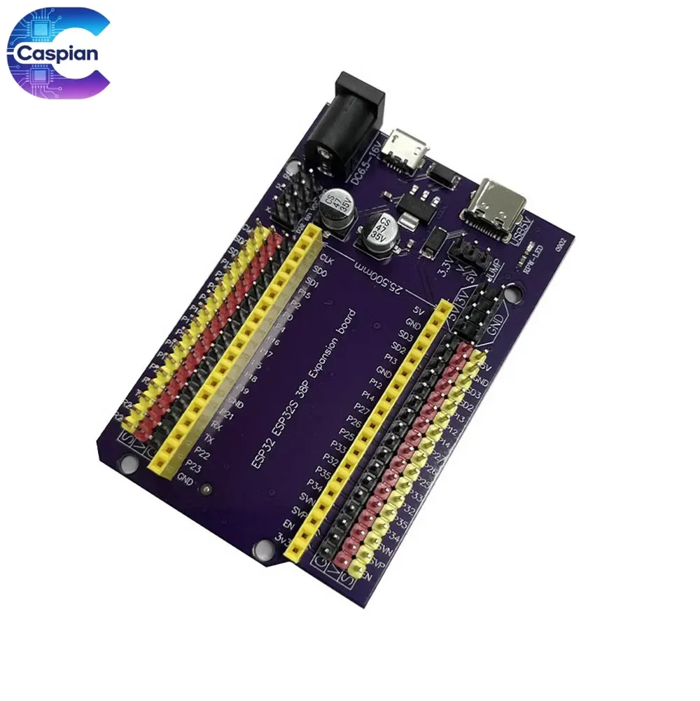 20Pcs ESP32S 38 Pin Purple Expansion Board NodeMCU-32S IoT Development Board Lua WiFi Serial