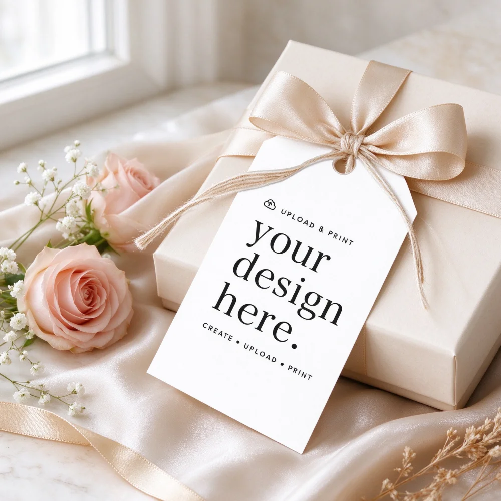 Étiquettes personnalisées perforées, cartes d'étiquettes de réduction de mariage personnalisées, étiquettes d'emballage cadeau, personnalisez votre logo