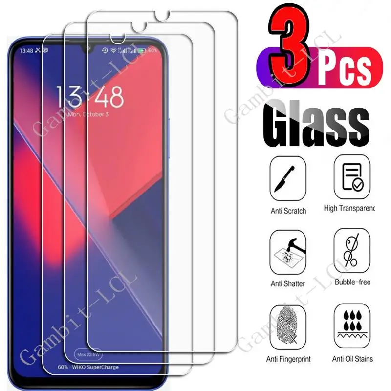 3PCS For Wiko 10 T10 T50 Voix Power U10 U20 U30 T3 Y62 Plus Y82 View4 Lite View5 Y81 Tempered Glass Protective Screen Film