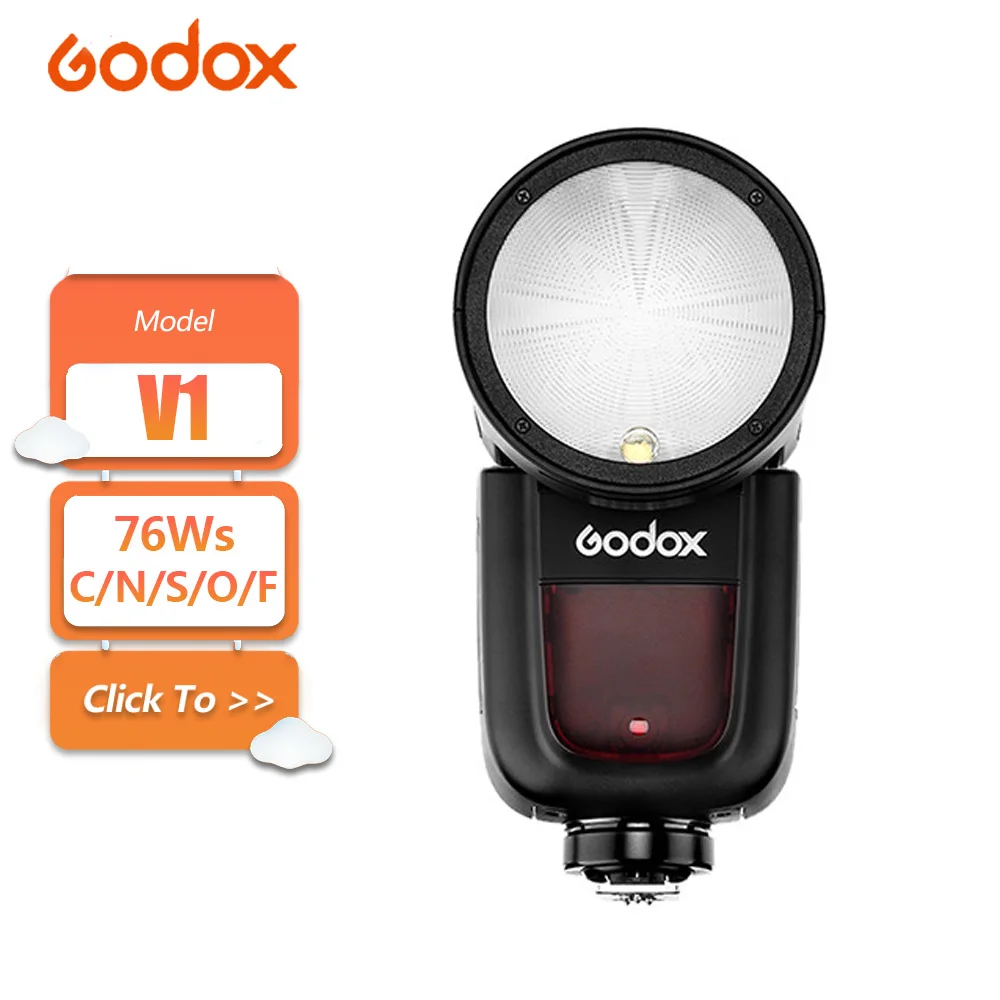 Godox V1 Round Head…