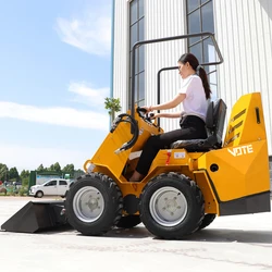 Good Quality Mini Skid Steer Loader Wholesale Hydraulic Skid Steer Loader Skid Mini Loader Free Shipping customized