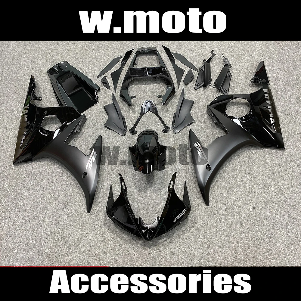 

New ABS Plastics Whole Motorcycle Fairings Kits Injection Bodywork Accessories Black For Yamaha R6 2003 2004 2005 A1