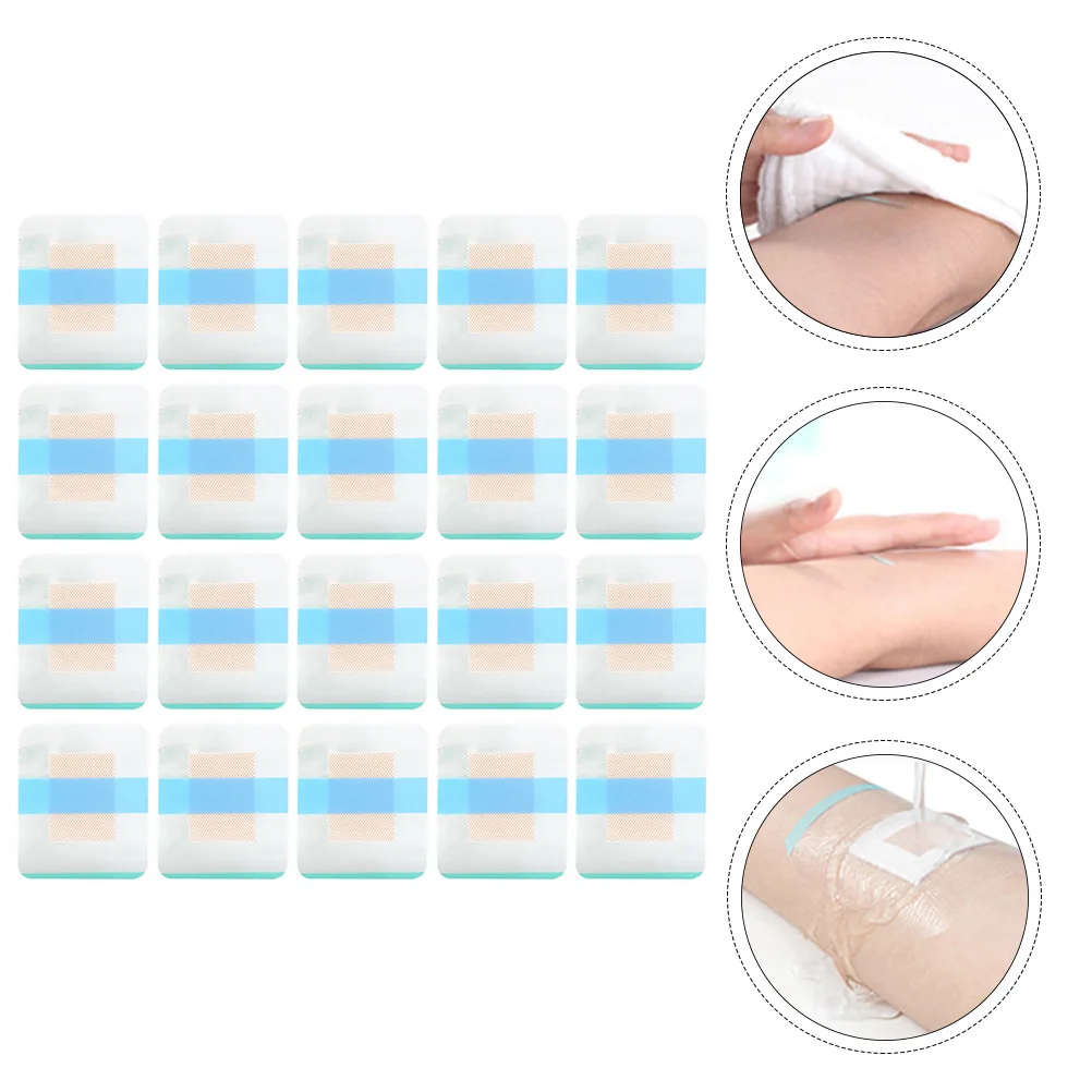 

50 Pcs Navel Stickers Baby Swimming Supplies Toddler Patch Waterproof Pu High Elastic Transparent Material