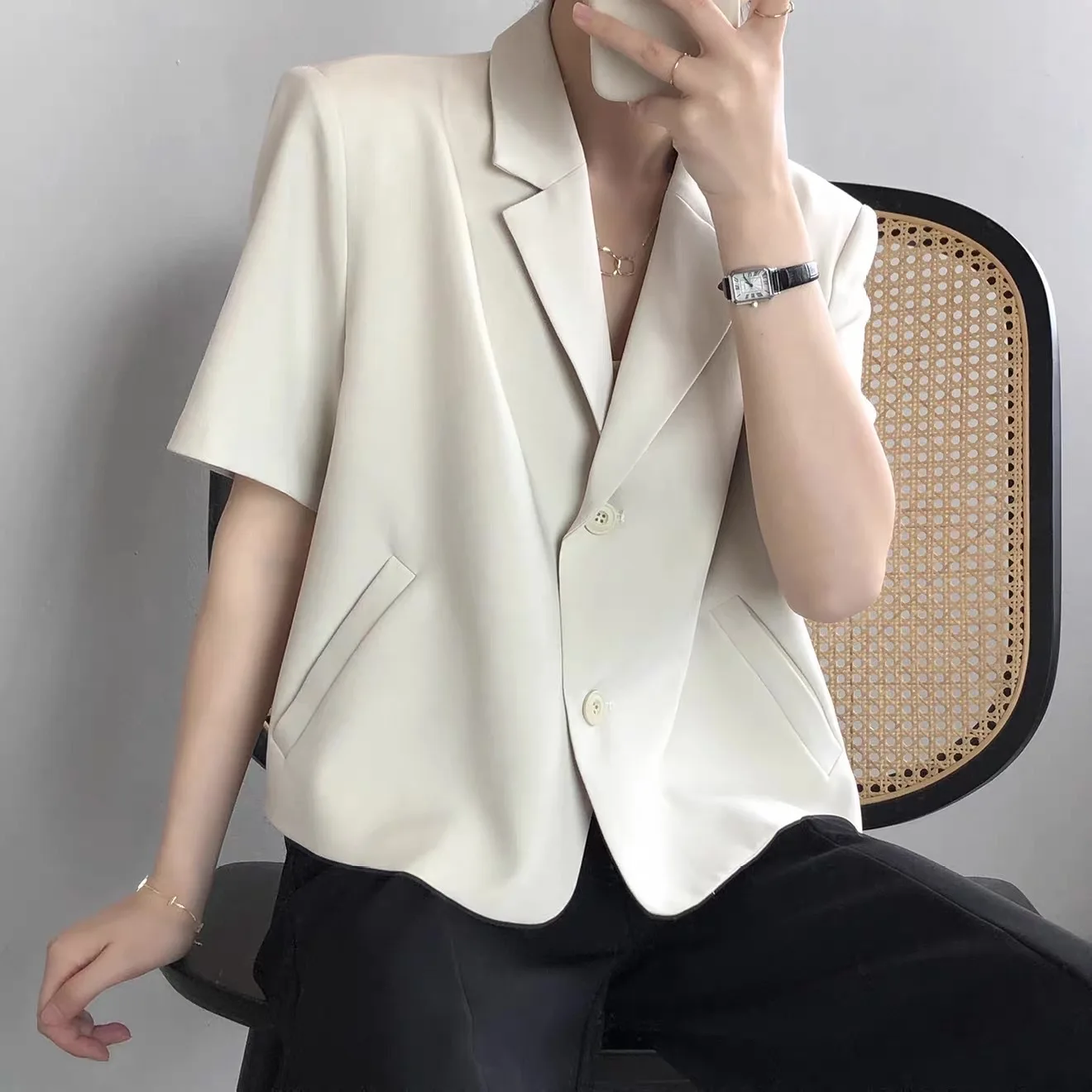 2026 Summer Female Floral Suits Blazers with Belt Long Sleeve Fashion Printing Notched Collar Office Lady Elegant Blazer Coats