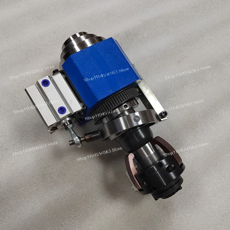 High-Precision 640 Headstock Upgrade Kit – Spindle Rotation Assembly with Dividing Head/Timing Pulley/Pneumatic Chuck