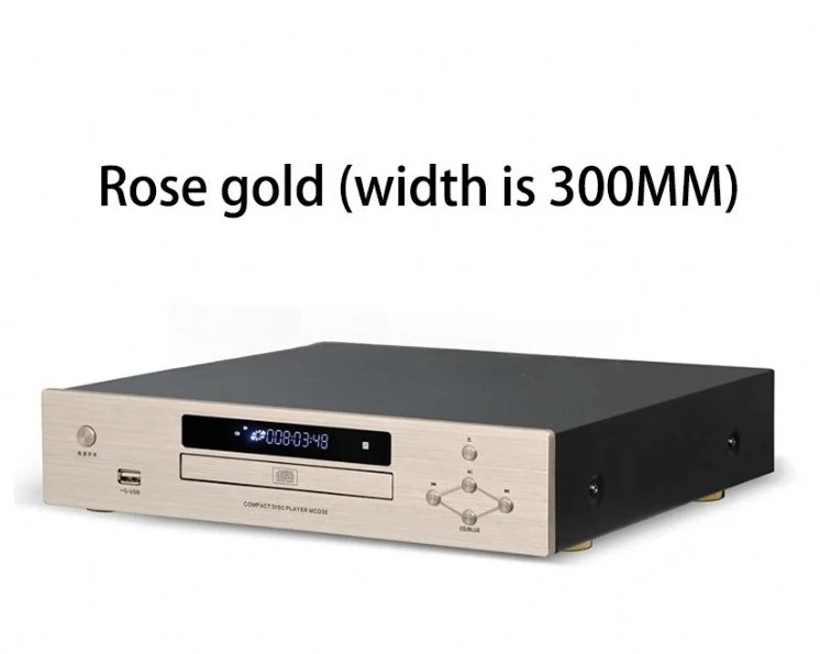 E25 MCD30 HIFI CD Player Bluetooth 5.0 USB Reprodutor de Música Sem Perdas Saída Digital Balanceada Óptica Coaxial Toca-discos DTS
