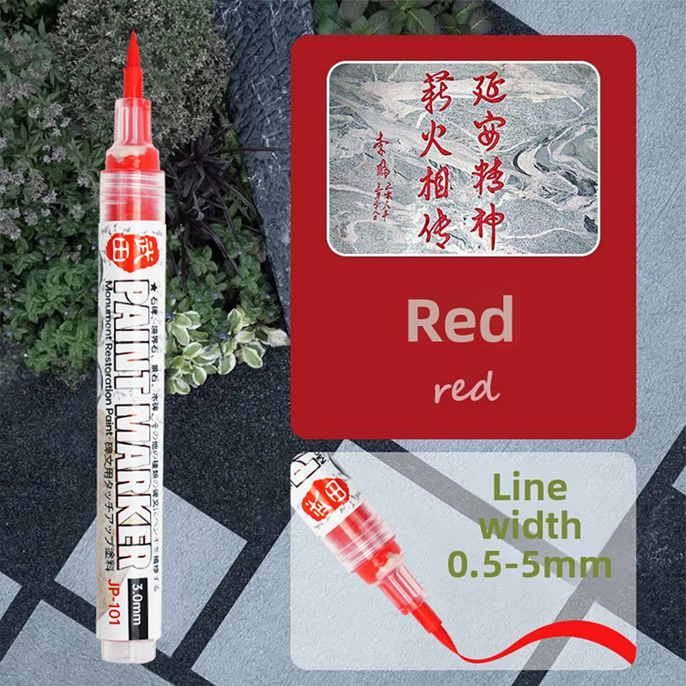 Gravestone Paint Pens Waterproof Fast-Drying & Smudge-Proof Cemetery Memorial Maintenance
