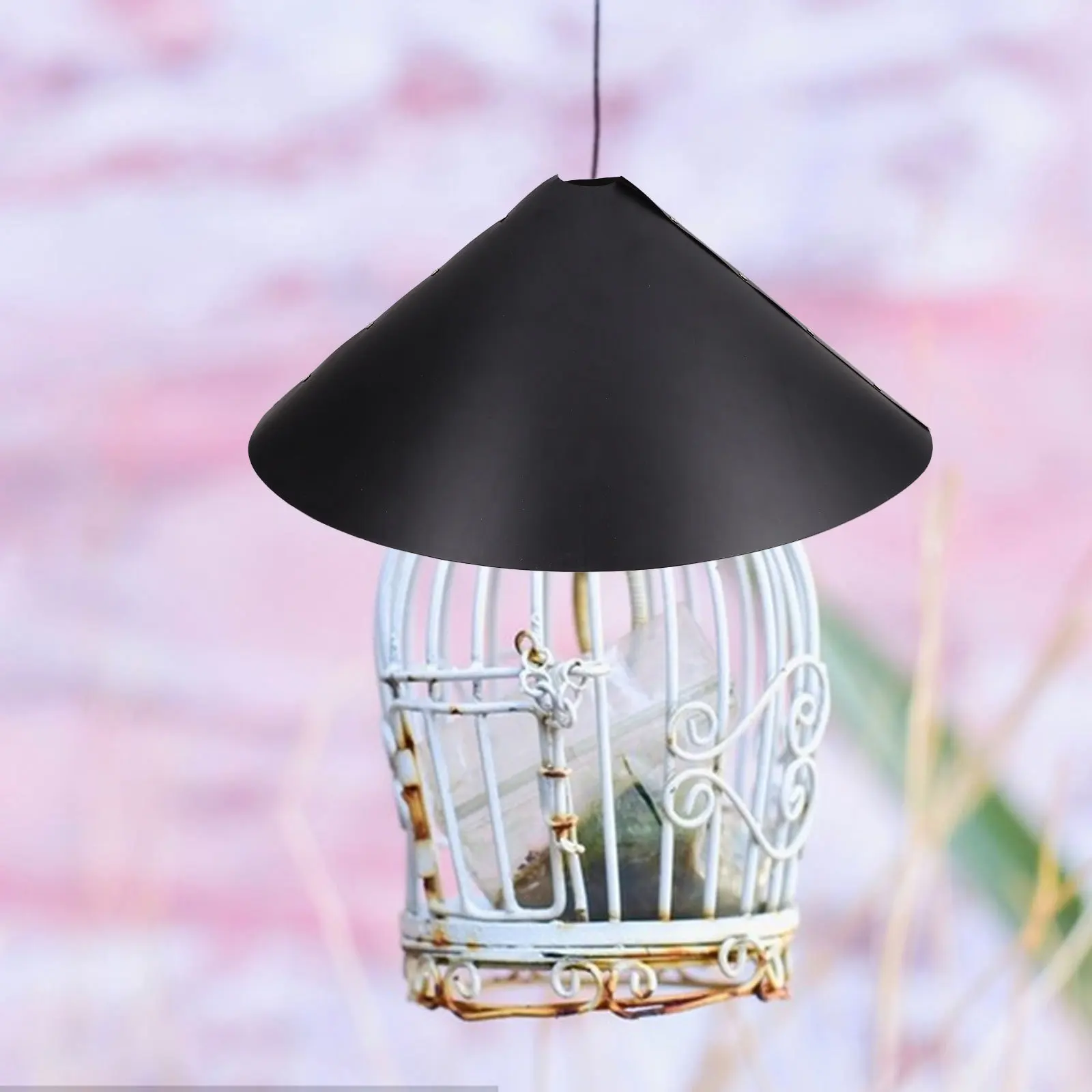 

Squirrel Baffle for Bird Feeder Pole Outdoor Guard Stopper Easy Installation Durable Aesthetic Squirrelproof Design