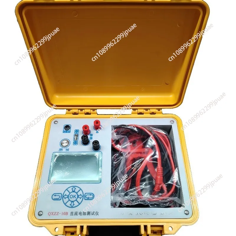 Digital Display Electrical Resistivity Measuring Instruments Winding Resistance Transformer DC Resistance Tester