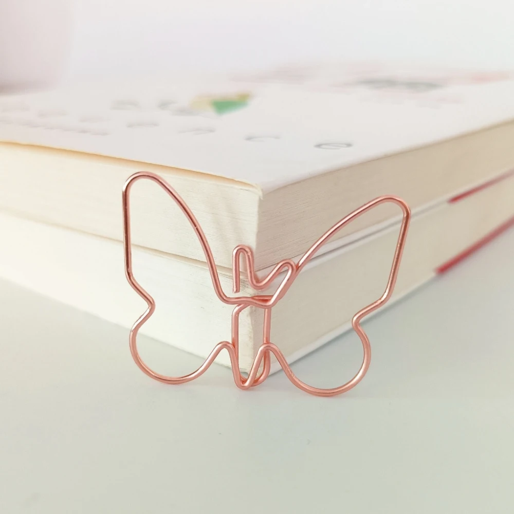 Paper Clip Bookmark Cute Creative Metal Cartoon Wholesale Special-Shaped Mini Bow Cross-Border Pin