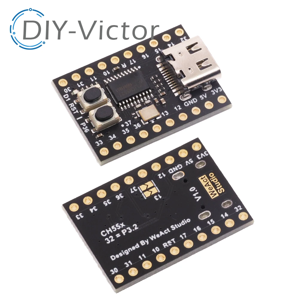 CH552 Mini Core Board Type-C USB Learning Development WCH MCS51 For Arduino 51 Minimum System Board