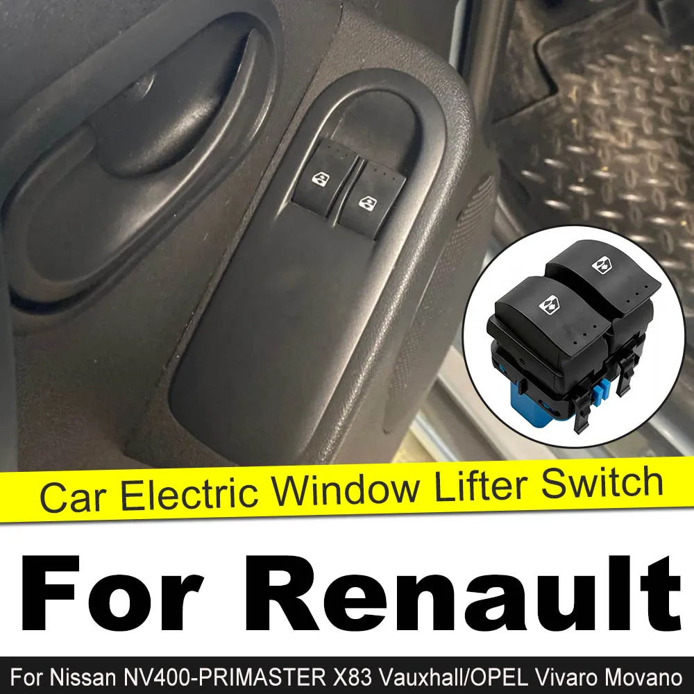 10 Pins Car Window Lifter Switch for Vauxhall VIVARO MOVANO RENAULT Megane TRAFIC II MASTER Scenic II 8200108269 8200476806