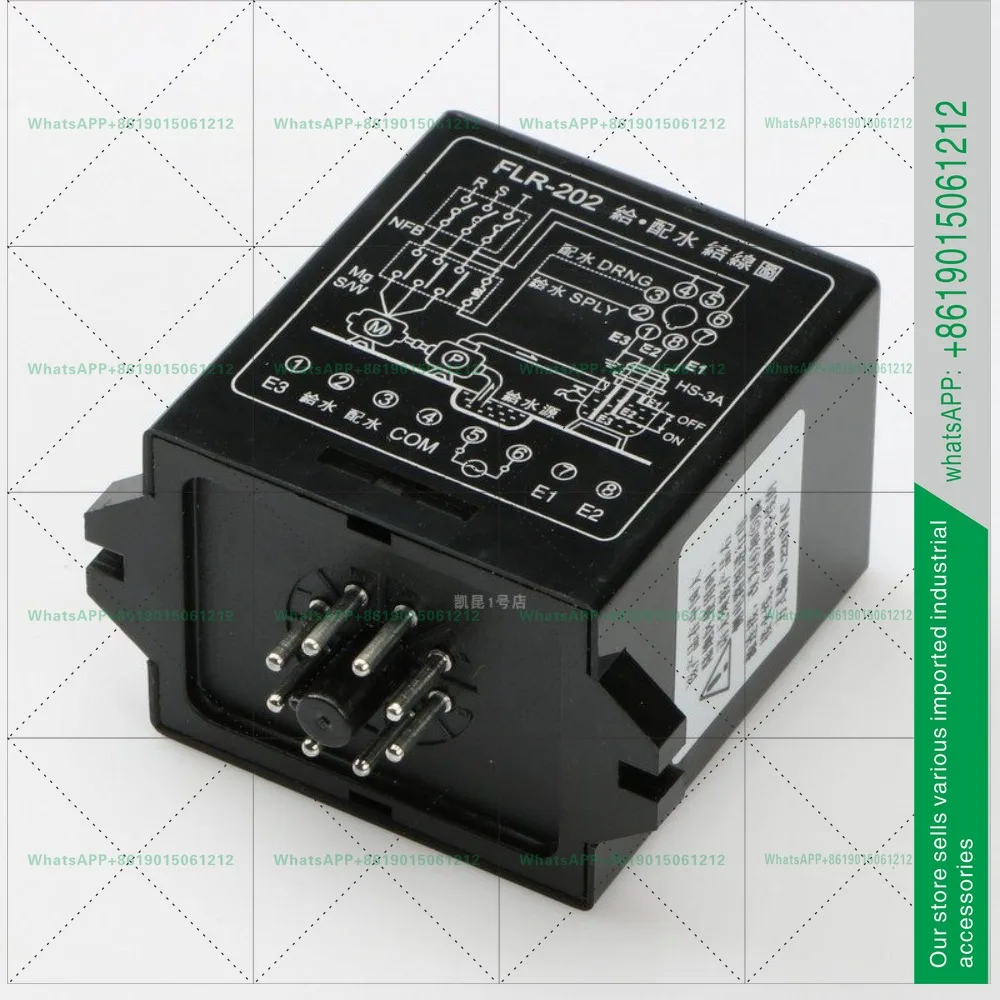Three-pole induction liquid level controller FLR-202C water level controller switch LED indication
