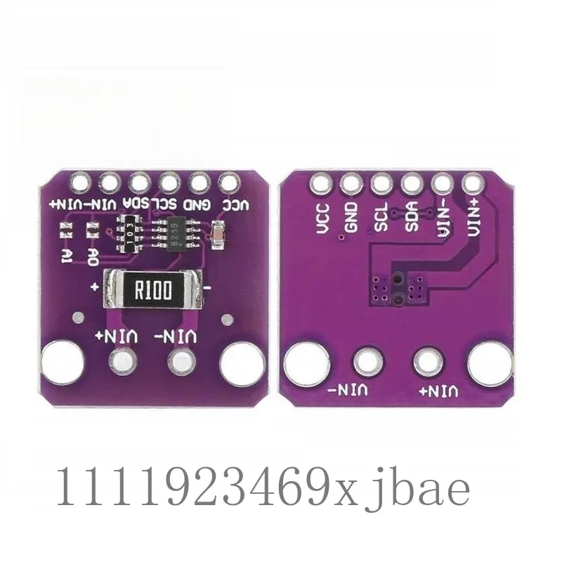 Purple High Precision I2C Digital Voltage Current Power Monitoring Sensor Breakout Module