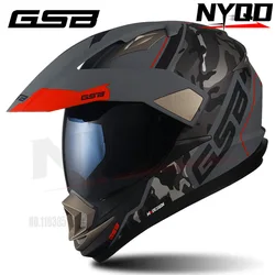gsb helmet spring summer motorcycle helmet male sunscreen off-road hard hat ladies ECE certified helmet toldo para moto