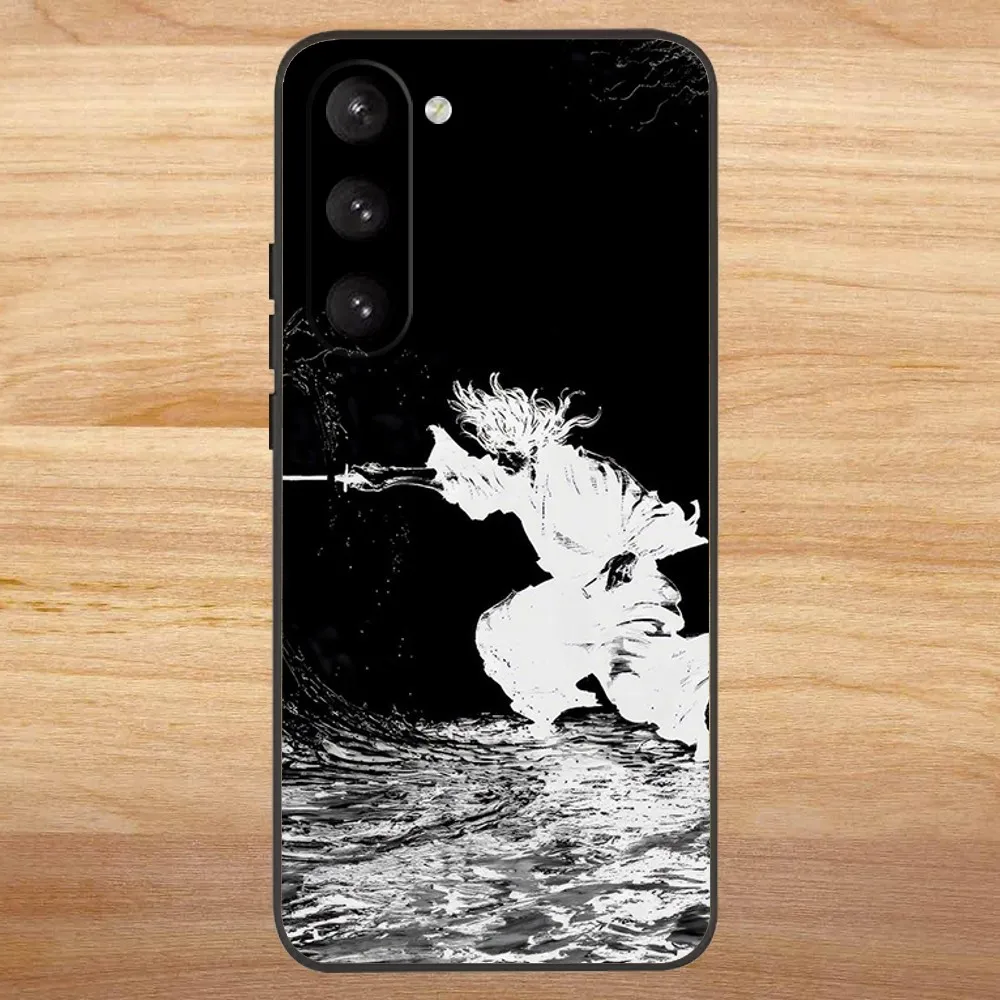 V-Vagabond Miyamoto Musashi Phone Case for SamsungS24,S23,S22,S21,S20 Ultra Pro S10,S30Plus,20 Ultra Black Cover