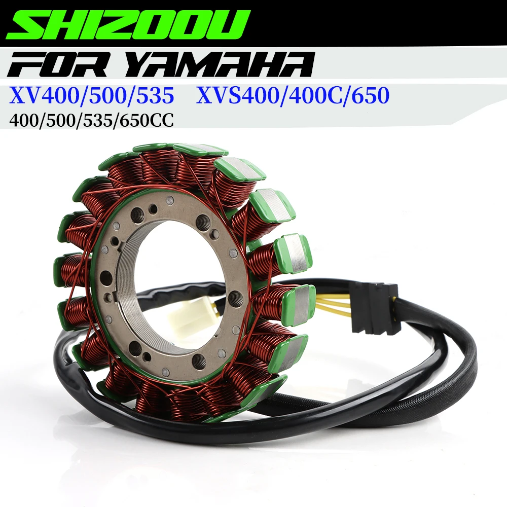 Motorcycle Magneto Coil Stator Generator Stator Coil For YAMAHA XV 400 Virago XV400 XV500 XV535 Virago XVS 650 XVS650 dragstar