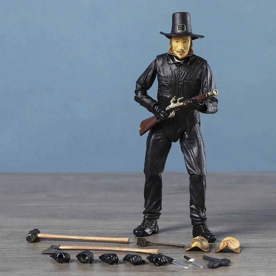 NECA Thanksgiving (2023) John Carver Ultimate Joints Moveable Action Figure Toy