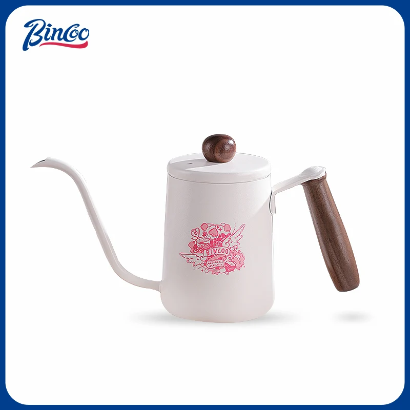 

Bincoo 600 ML Coffee Gooseneck Kettle Cafe Camping Drip Pot Barista Accessories Tools Coffeeware Utensils Tea Water