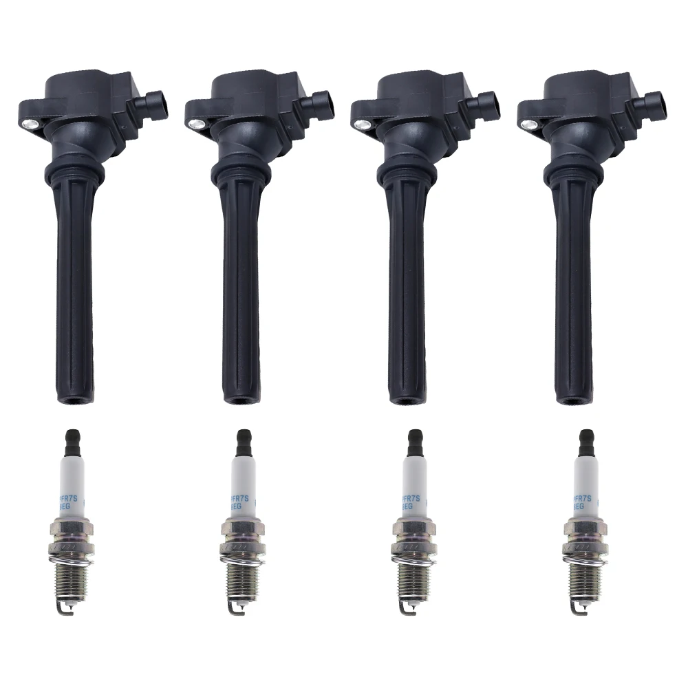 

Ignition Coils + Spark Plugs Kit For GREAT WALL HAVAL H6 COUPE H8 H9 F7 F7X 2.0T 3705100XEC01 3705100XEC15 BDMIN107 Accessories