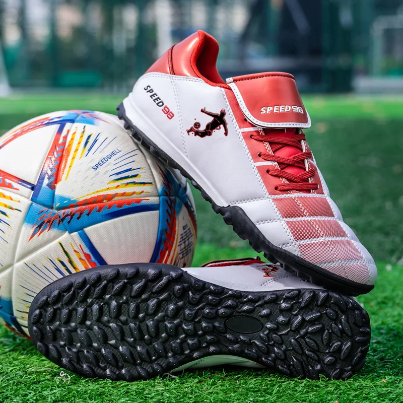 Professional Football Field Boots Indoor Fast Boy Society Cleats Soccer Shoes  Football Shoes Non Slip Training Sneaker