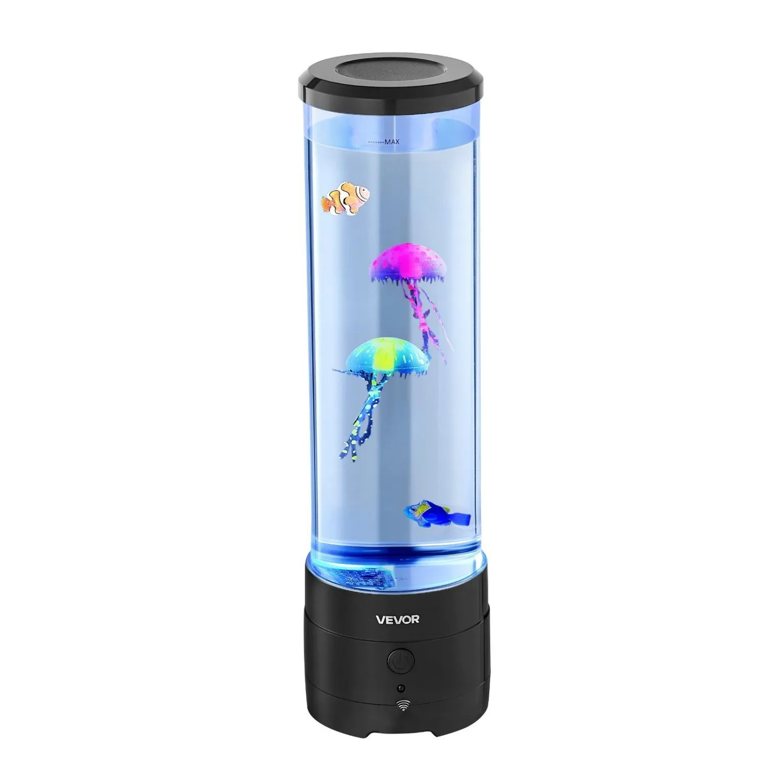 VEVOR Sensory Bubble Tube Lamp 16 Remote-controlled Color Water Fish Lamp