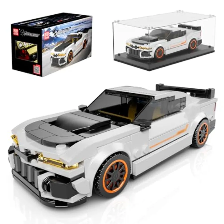 ZL-1 Classic Sports Car Building Kits, MOC Racing Car Toys Model, Vehicle Blocks Set Suitable for Boys to Build, House Decorati