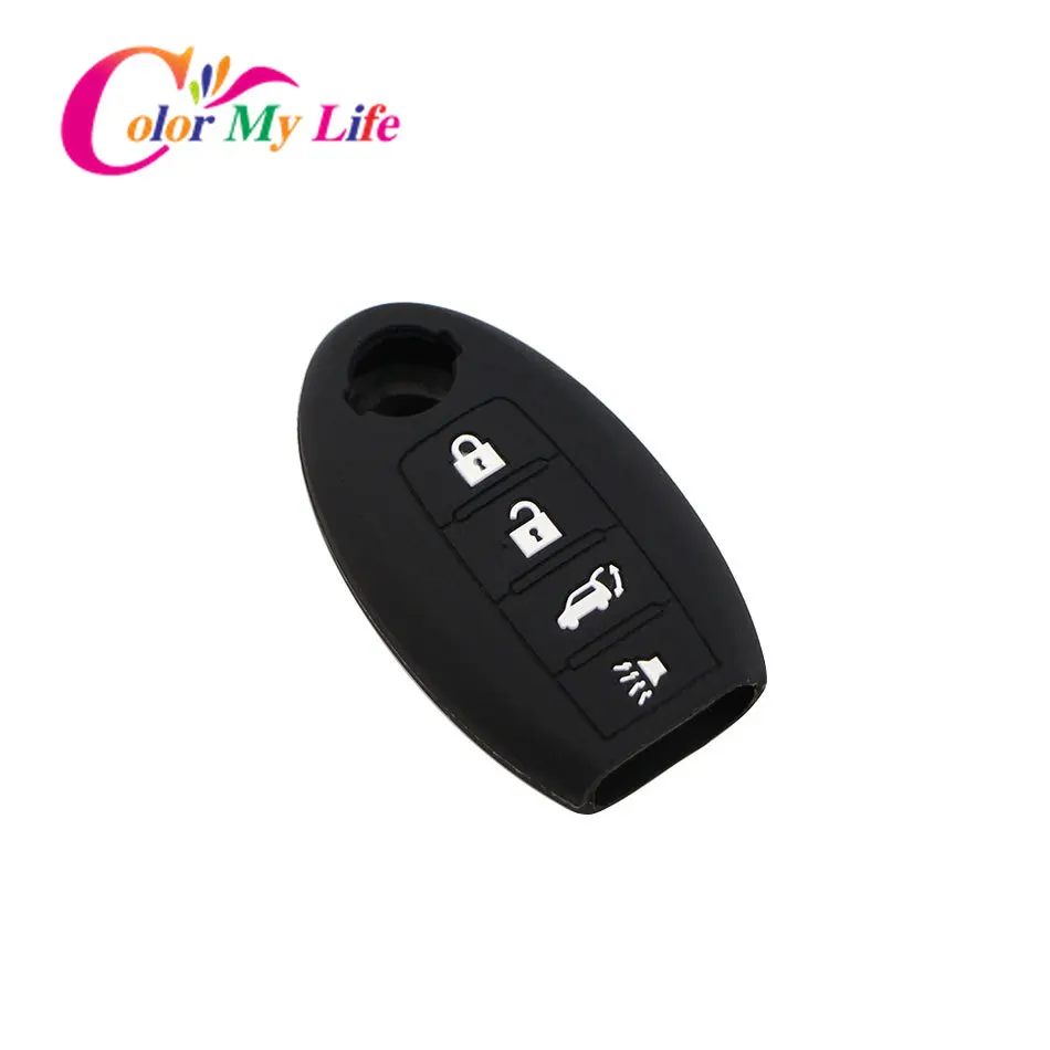 Silicone Car Key Cover Case Fit for Nissan Qashqai X-Trail Juke Maxima Altima Versa Sentra Sunny Sylphy Teana Car Styling