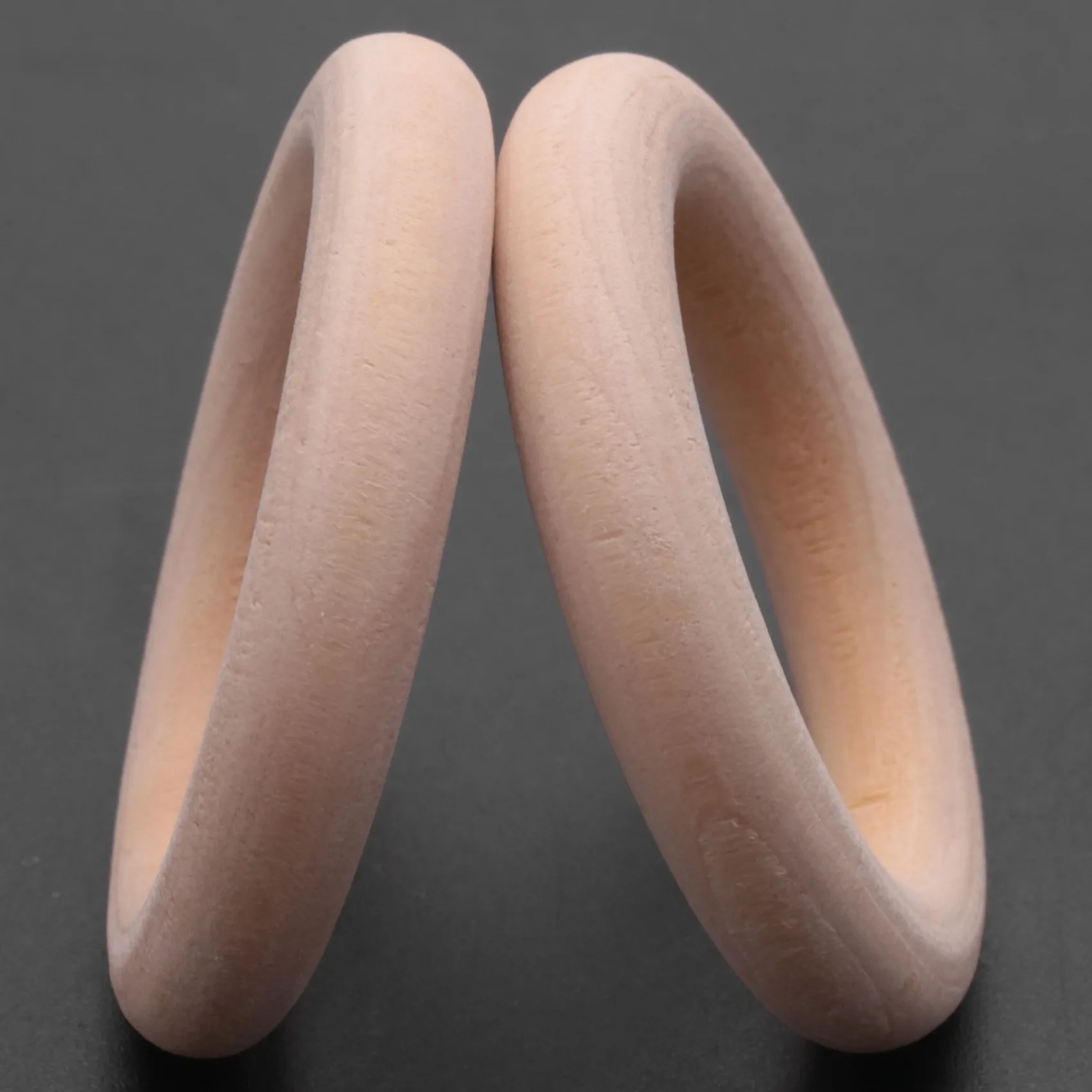 5x Wooden Ring For Crafting DIY Craft Jewelry Making 50mm SQ