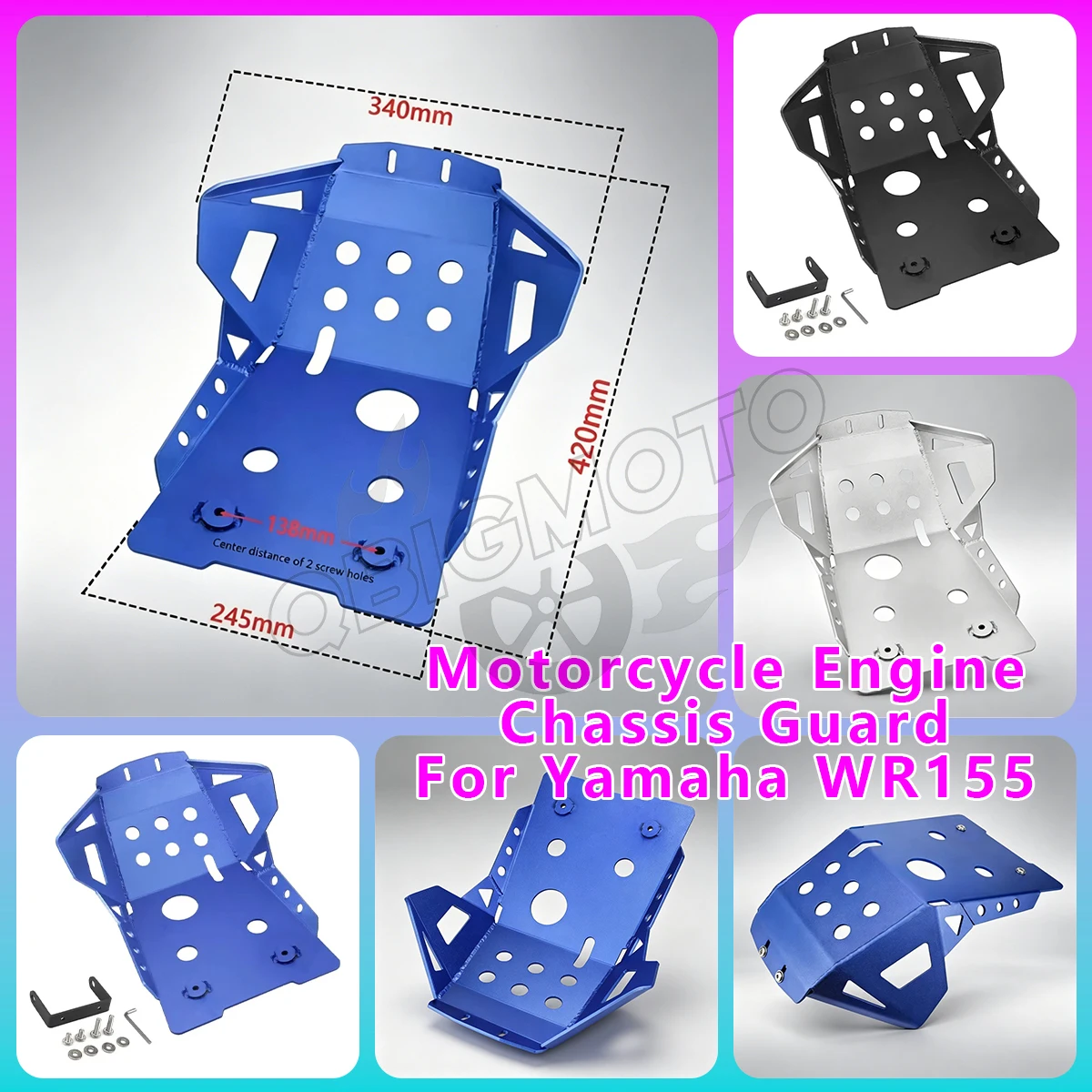 for-yamaha-wr155-wr-155-wr-155-motorcycle-engine-chassis-guard-anti-flower-cnc-protection-cover-accessories-sump-skid-plate