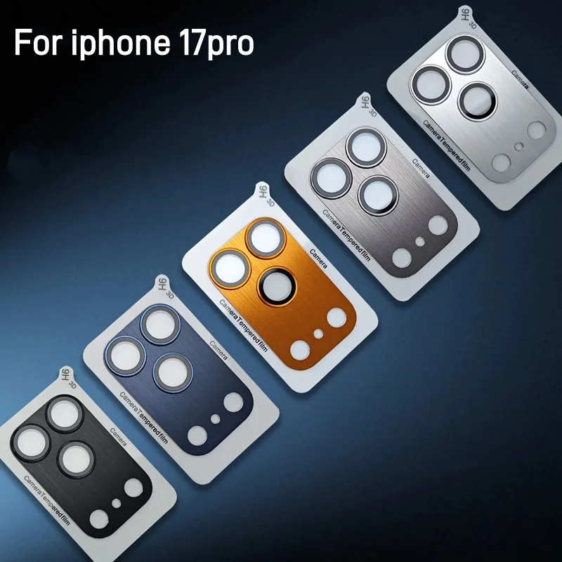 Armor Camera Lens Protector For iPhone 17 Pro max 17pro Metal Case Ring Back Lens Tempered Glass Cover for iphone17pro Cap New